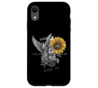 Custodia per iPhone XR Weirdcore Wake Up con occhio di girasole e casa Cottagecore