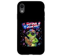 Custodia per iPhone XR Wepa Coqui Frog Puerto Rico Flag Güiro Music