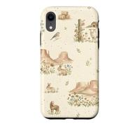 Custodia per iPhone XR Western Meadow Homestead Conigli Sheep Horse Farm Ranch