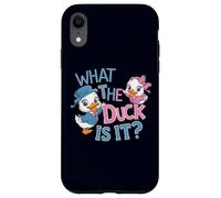 Custodia per iPhone XR What the Duck Is It Gender Reveal Baby Shower Party