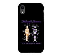 Custodia per iPhone XR What You See What I Feel Skeleton Fibromyalgia Awareness