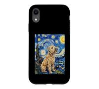 Custodia per iPhone XR Wheaten Terrier Notte stellata van Gogh Dog Art