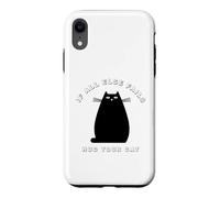 Custodia per iPhone XR When all else fails, hug your cat