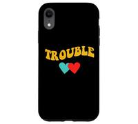 Custodia per iPhone XR where i go trouble follows couple