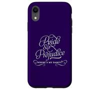 Custodia per iPhone XR "Where's My Darcy?" Jane Austen - Pride and Prejudice