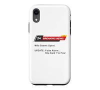 Custodia per iPhone XR Wife Seems Upset! Update: False Alarm, She Said 'I'm Fine'.