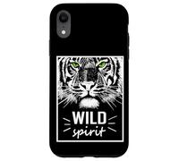 Custodia per iPhone XR Wild Spirit Tiger Quotes Summer Illustration Graphic Design