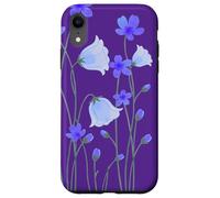 Custodia per iPhone XR Wildflower Summer Flower Bouquet Modello Viola