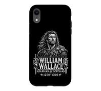 Custodia per iPhone XR William Wallace Guardiano della Scozia 1270-1305 xilografia