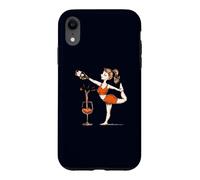 Custodia per iPhone XR Wine & Workout Balance Flex & Wine Yoga Donna