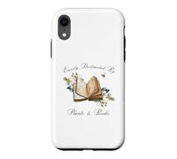 Custodia per iPhone XR Women Easily Distracted by Plants and Books
