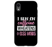 Custodia per iPhone XR Womens Caffiene & Words Wheaten Terrier Dog Lover