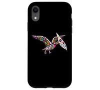 Custodia per iPhone XR Womens Girls Sugar Skull Muertos Pterodactyl Pterosaur Lover