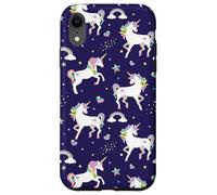 Custodia per iPhone XR Womens Kids Girls Pretty Unicorn Pattern