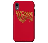 Custodia per iPhone XR Wonder Woman 75th Anniversary Gold Logo