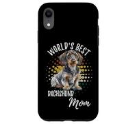 Custodia per iPhone XR World's Best Dachshund Mom Wire Haired Dog Doxie Mom