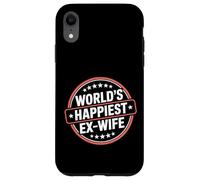 Custodia per iPhone XR World's Happiest Ex Wife -
