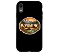 Custodia per iPhone XR Wyoming Souvenir Stato Visitatore Memorabilia Viaggiatore Turistico