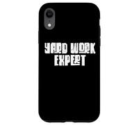 Custodia per iPhone XR Yard Work Expert Grass Mowing Landscaper Lawn Caretaker