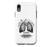 Custodia per iPhone XR YHWH, ogni respiro pronuncia il Suo nome