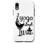 Custodia per iPhone XR Yoga E Meditazione Vino Posa Wine Lover Relax