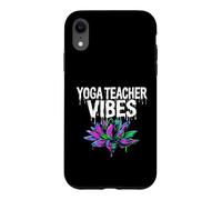 Custodia per iPhone XR Yoga Teacher Vibes Dripping Lotus Flower Aesthetic