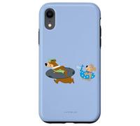 Custodia per iPhone XR Yogi Bear Yogi and Boo Boo Going Swimming