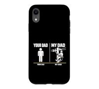 Custodia per iPhone XR Your Dad My Dad Lineman Electrician Electrical Lineworker