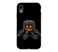 Custodia per iPhone XR Zucca Spider Block Halloween Mattone O Treat Building Brick