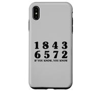 Custodia per iPhone XS Max 18436572 Se Conosci 18436572 Ordine di sparo Big Block V8 Car