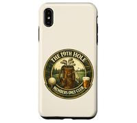 Custodia per iPhone XS Max 19th Hole Club Vintage Retro Golf Regalo per golfisti Man Cave