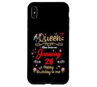 Custodia per iPhone XS Max 26 gennaio Compleanno Una regina è nata il 26 gennaio