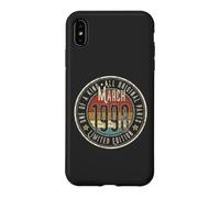 Custodia per iPhone XS Max 28° Compleanno Vintage Marzo 1998 Retro Edizione Limitata