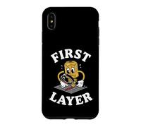 Custodia per iPhone XS Max 3D Printing First Layer Maker Humor