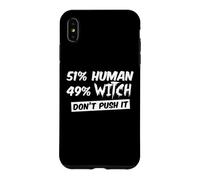 Custodia per iPhone XS Max 51% Umano 49% Strega