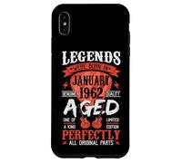 Custodia per iPhone XS Max 64esimo compleanno Leggende vintage nate nel 1962, 64 anni