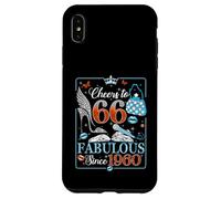 Custodia per iPhone XS Max 66th Birthday Women Cheers to 66 Years Fabulous Since 1960