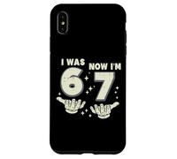 Custodia per iPhone XS Max 7 ° compleanno ero 6 Ora sono 7 Anni Sei sette meme bambini