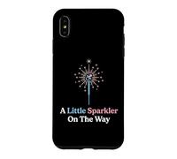 Custodia per iPhone XS Max A Little Sparkler On The Way - Baby Shower per genitori in attesa