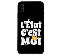 Custodia per iPhone XS Max Absolute Power - Citazione francese L'Etat C'est Moi