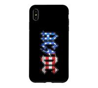 Custodia per iPhone XS Max AC/DC Old Glory Bandiera Americana Logo