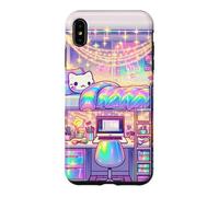 Custodia per iPhone XS Max Accogliente Kawaii Dormitorio Pastello Studio Estetica