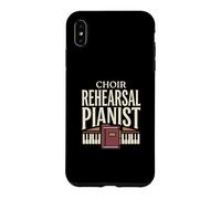 Custodia per iPhone XS Max Accompagnatore di pianoforte Coro Pianista Musica Accompagnatore Regalo