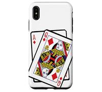 Custodia per iPhone XS Max Ace & Queen of Diamonds 21st Birthday Twenty One Years Old