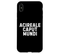 Custodia per iPhone XS Max Acireale Caput Mundi Città Simpatica Uomo Donna Bambino