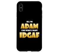 Custodia per iPhone XS Max Adam Costume IDGAF Funny Meme Halloween Costume For Adams