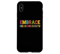 Custodia per iPhone XS Max ADHD Autism ASD Embrace Neurodiversity
