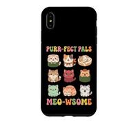 Custodia per iPhone XS Max Adorabile gatto Kawaii Sushi Miao alcuni felini