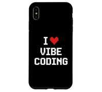 Custodia per iPhone XS Max Adoro Vibe Coding Pixel Heart Programming Coder