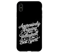 Custodia per iPhone XS Max Aggressively Arguing Why Volleyball Rules All -